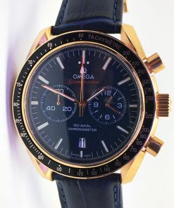 Omega Speedmaster 08 Moonwatch Co‑Axial Chronograph 44mm/esfera azul/correa azul/oro