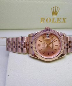 Replica de reloj Rolex Datejust mujer 003 (31mm)Oro/ correa Jubilee/esfera dorada